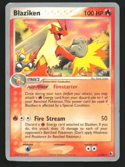 Blaziken 3/109 World Championship Deck 2004 Rare Pokemon Card - Image 1
