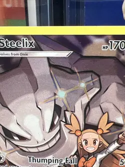 Steelix 247/236 Cosmic Eclipse Full Art Secret Rare Pokemon Card NM Condition - Image 3