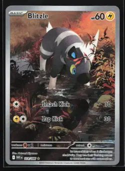 Blitzle 114/086 SV: White Flare Illustration Rare Pokemon Card - Image 1