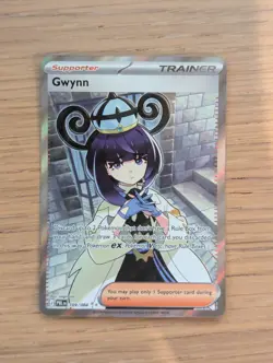 Pokemon TCG Gwynn Full Art Pitch Black 109/084 NM - Image 1