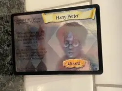 Harry Potter Trading Card Game TCG Harry Potter Wizard Foil 8/116 Rare Foil 2001 - Image 1