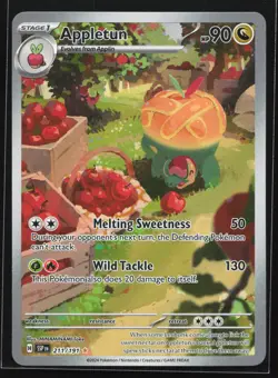 Appletun 211/191 SV08: Surging Sparks Illustration Rare Pokemon Card - Image 1