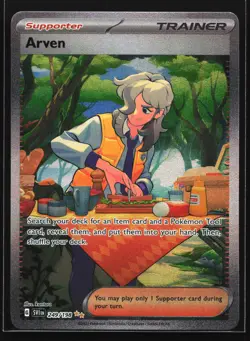 Arven 249/198 SV01: Scarlet & Violet Special Illustration Rare Pokemon Card - Image 1