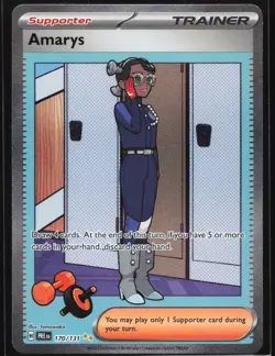 Amarys 170/131 SV: Prismatic Evolutions Special Illustration Rare Pokemon Card - Image 1