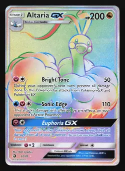 Altaria GX 72/70 Dragon Majesty Secret Rare Pokemon Card - Image 1