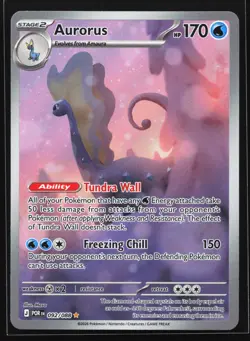 Aurorus 092/088 ME03: Perfect Order Illustration Rare Pokemon Card - Image 1