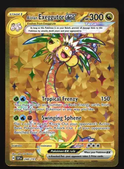 Alolan Exeggutor ex 248/191 SV08: Surging Sparks Hyper Rare Pokemon Card - Image 1