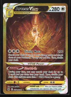 Arceus VSTAR GG70 SWSH: Crown Zenith: Galarian Gallery Secret Rare Pokemon Card - Image 1
