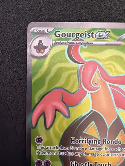 Gourgeist EX 102/086 Full Art Me04: Chaos Rising Pokemon Card Ultra Rare NM #LA5 - Image 2