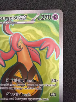 Gourgeist EX 102/086 Full Art Me04: Chaos Rising Pokemon Card Ultra Rare NM #LA5 - Image 3
