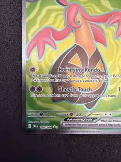 Gourgeist EX 102/086 Full Art Me04: Chaos Rising Pokemon Card Ultra Rare NM #LA5 - Image 5