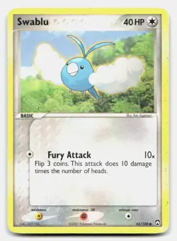 Swablu 66/108 Common Power Keepers Pokemon MP - Image 1