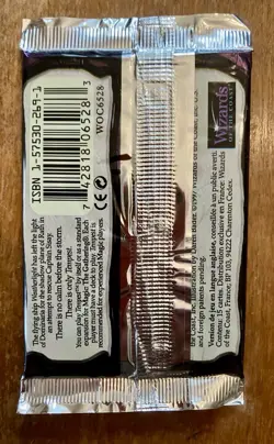 Magic The Gathering Tempest The Rath Cycle Booster Pack Factory Sealed 742818065283 - Image 2