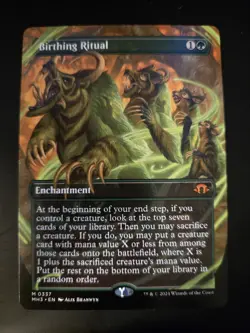 Birthing Ritual NM BORDERLESS Modern Horizons 3 MTG FREE SHIPPING - Image 1