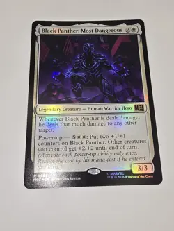 Black Panther, Most Dangerous Commander: Marvel Super Heroes Foil - Image 1