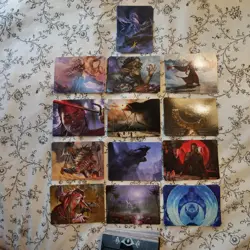 Ancient Silver Dragon GOLD STAMP Art Series Lot #13 MTG 006/081 MTG Baldur's - Image 1