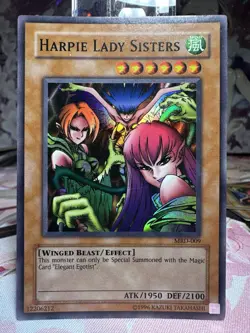 Harpie Lady Sisters MRD-009 Original Print Super Rare Unlimited -Played- YuGiOh - Image 5