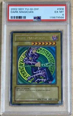 2002 Yu-Gi-Oh! - Dark Magician SDY-006 - PSA 6 - Image 1