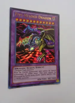 Five-Headed Dragon LC03-EN004 (Ultra Rare, Limited Ed, CREASED / HP) Yugioh - Image 1