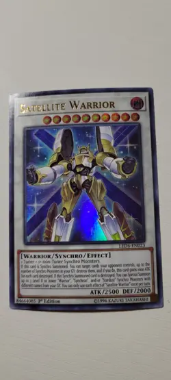 Yugioh Satellite Warrior LED6-EN023 Ultra Rare NM - Image 1