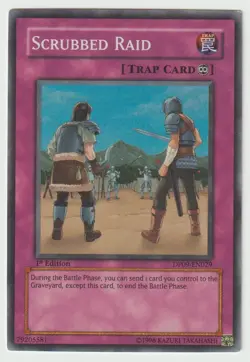 Yu-Gi-Oh! Scrubbed Raid DP09-EN029 Near Mint Super Rare 1st Edition - TOP LOADED - Image 1
