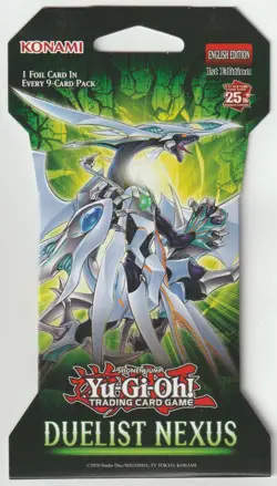 Yu-Gi-Oh! Duelist Nexus 1st Edition Sleeved Booster Pack Near Mint Sealed YGO - Image 1