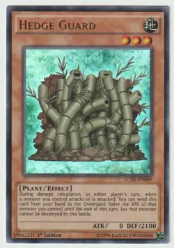 YuGiOh! Hedge Guard LC5D-EN089 NM 1st Edition Ultra Rare - SHIPS TOP LOADED!! - Image 1
