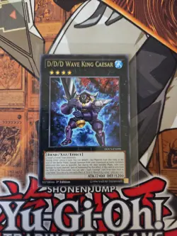 YUGIOH D/D/D WAVE KING CAESAR DOCS-EN090 RARE 1ST ED NM - Image 1