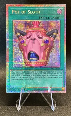 😴🌟 Yu-Gi-Oh | Pot of Sloth | CORI-EN061 | Starlight Rare | WOW! FAST SHIPPING! - Image 1
