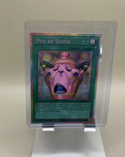 Yugioh! Pot of Sloth CORI-EN061 *STARLIGHT RARE *CHAOS ORIGINS - Image 1