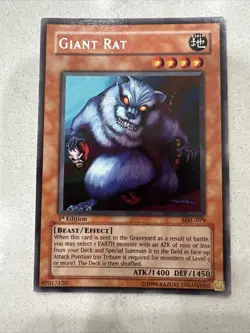 Yu-Gi-Oh! TCG Giant Rat Magic Ruler MRL-079 1st Edition Rare - Image 1
