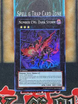 Yugioh Number C96: Dark Storm SHSP-EN046 Super Rare 1st Ed NM - Image 1
