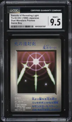 1998 YU-GI-OH SWORDS OF REVEALING LIGHT CGC 9.5 DMG-AYUJ-JPN DUEL MONSTERS PROMO - Image 1