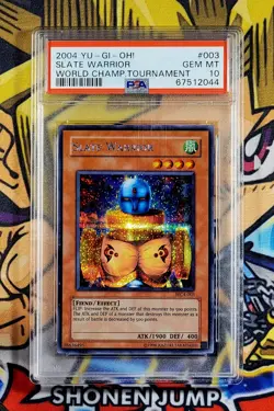 Yu-Gi-Oh! SLATE WARRIOR World Championship Promo WC4-003 PSA 10 Secret GEM MINT - Image 1