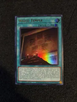 YUGIOH Ultra Rare Wedju Temple INFO-EN054 1st Edition NM - Image 1