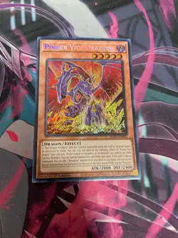 YUGIOH - POWER VICE DRAGON - SECRET RARE - NM - 1ST ED - BLZO - Image 1