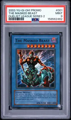 Konami Yu-Gi-Oh! [PSA 9] Duelist League Series 2 - The Masked Beast DL2-001 2003 - Image 1