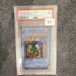 Konami Yu-Gi-Oh! [PSA 9] Duelist League Series 2 - The Masked Beast DL2-001 2003 - Image 3