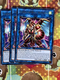 Yugioh Gladiator Beast Dragases CYHO-EN099 Playset - Image 1