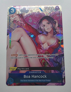 One Piece Boa Hancock ST03-013 Full Art Foil Promo English NM - Image 1