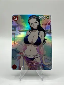 One Piece Nico Robin ACG Waifu Holo Girl Anime Card Style - Image 1