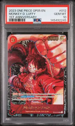 2023 ONE PIECE OP05-AWAKENING OF THE NEW ERA #012 MONKEY D. LUFFY PSA 10 - Image 1