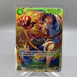 One Piece TCG Monkey D. Luffy SEC Carrying On His Will Op13-118 ENG - Image 1