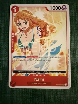 One piece TCG Starter Deck ST01 Nami Promo Demo Version Not tournament Legal - Image 2