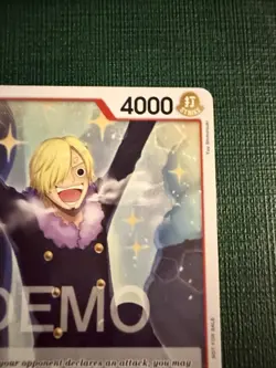 One piece Tcg Op10 Sanji Chopper Promo Demo Version Not tournament legal - Image 4