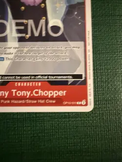 One piece Tcg Op10 Sanji Chopper Promo Demo Version Not tournament legal - Image 5