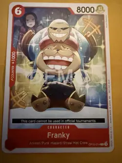 One Piece Tcg Op10-014 Franky / Chopper Promo demo Version Not tournament legal - Image 2