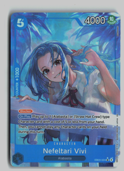 Nefeltari Vivi EB03-024 Alt Art SR Extra Booster: One Piece Heroines English - Image 1