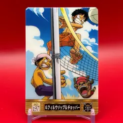 Luffy Chopper ONE PIECE Carddass Gummy Plastic Card TCG Anime Bandai Japan #197 - Image 1