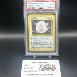CHANSEY HOLO PSA 6 2000 POKEMON GAME #5 BASE SET II 2 CARD 3213 - Image 1